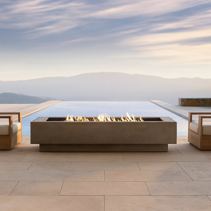 Arcstone Vista 72 Linear Concrete Fire Pit