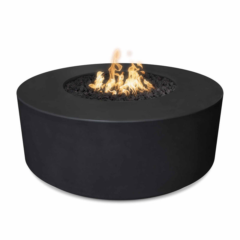 46" Florence Concrete Fire Pit - 20" Tall - Match Lit