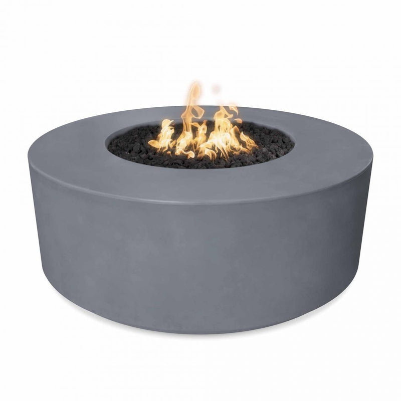 46" Florence Concrete Fire Pit - 20" Tall - Match Lit