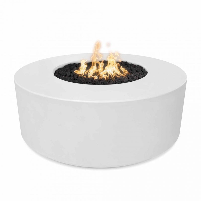 46" Florence Concrete Fire Pit - 20" Tall - Match Lit