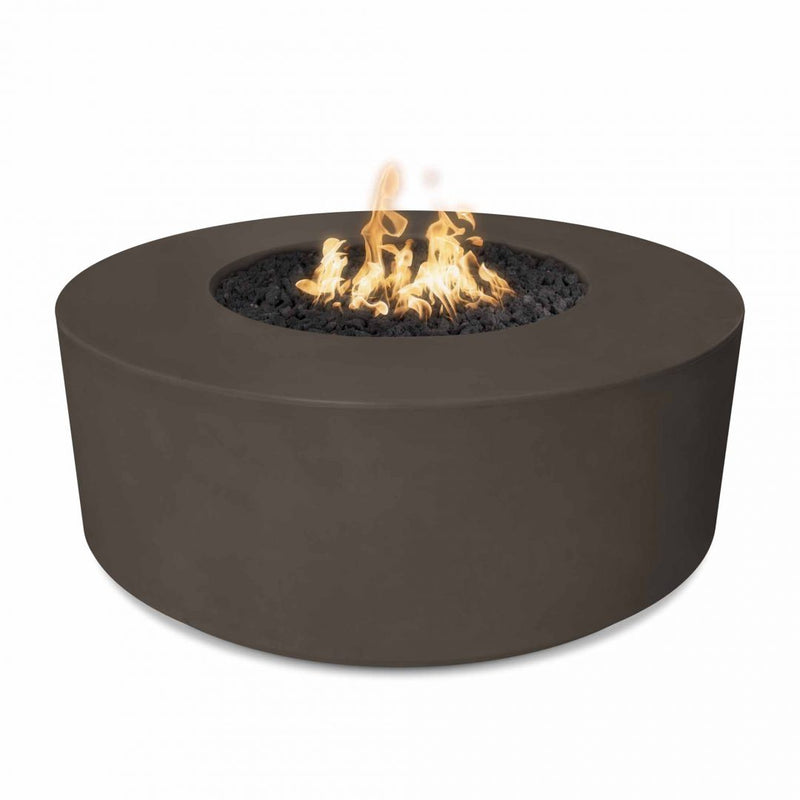 46" Florence Concrete Fire Pit - 20" Tall - Match Lit