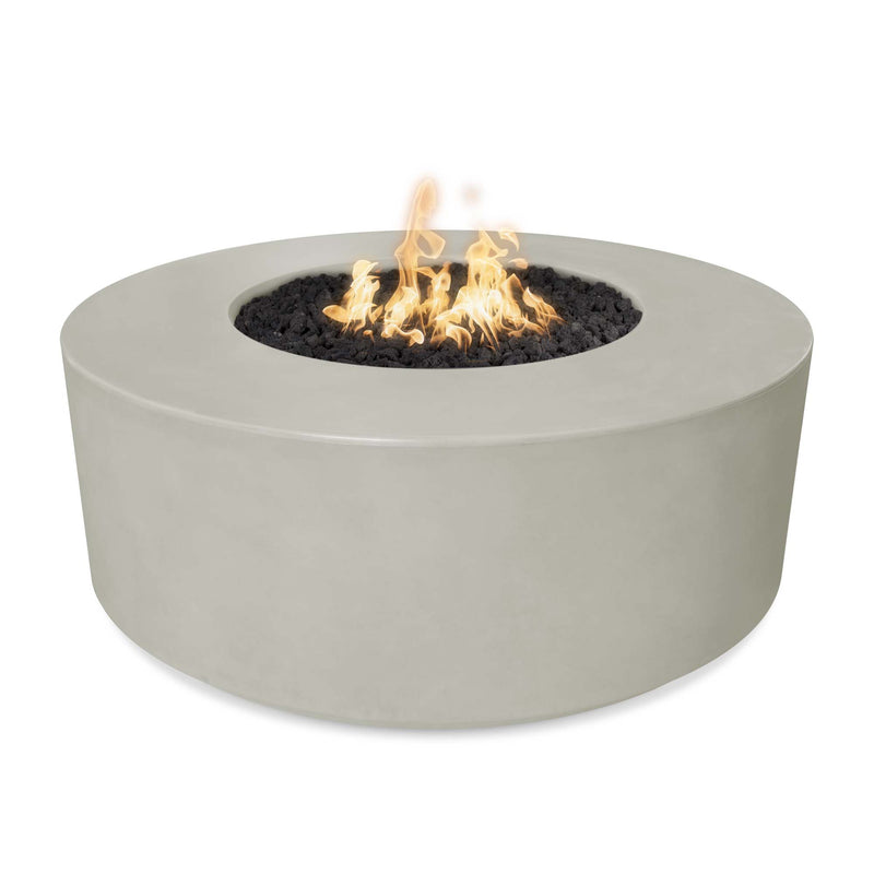 46" Florence Concrete Fire Pit - 20" Tall - Match Lit