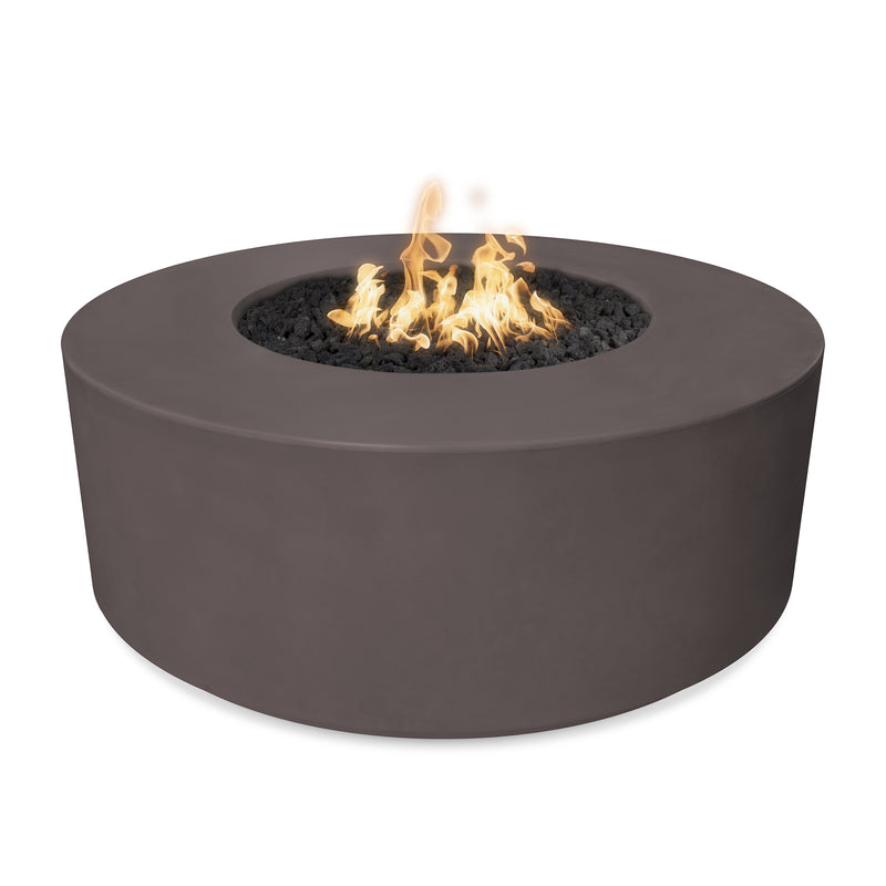 46" Florence Concrete Fire Pit - 20" Tall - Match Lit