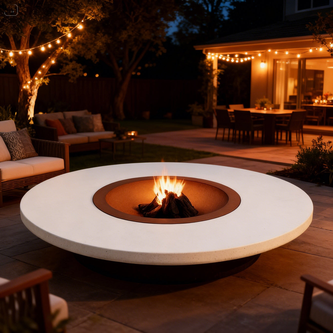 Round Fire Pits