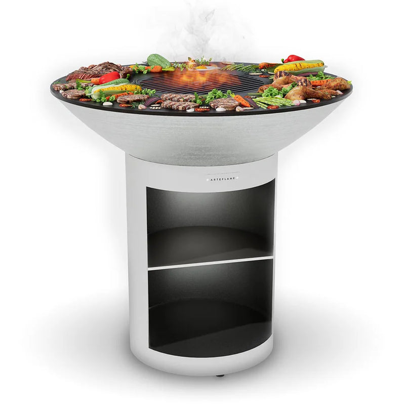 Arteflame XXL 40" Flat Top Grill - Classic Storage Base