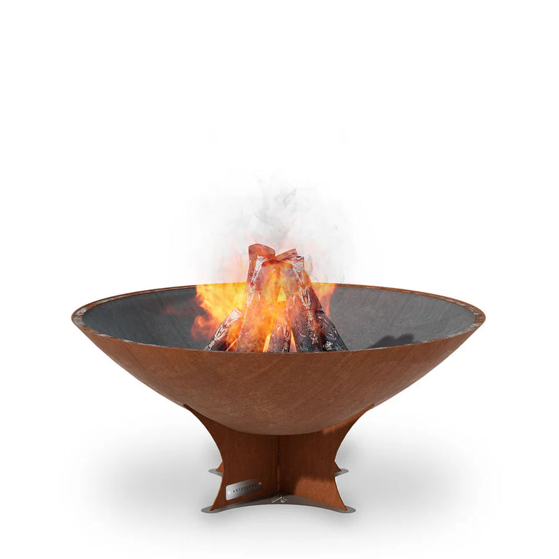 Arteflame Classic 40" - Fire Pit (Corten Bowl; Short Round/Short Euro/Built-In No Base