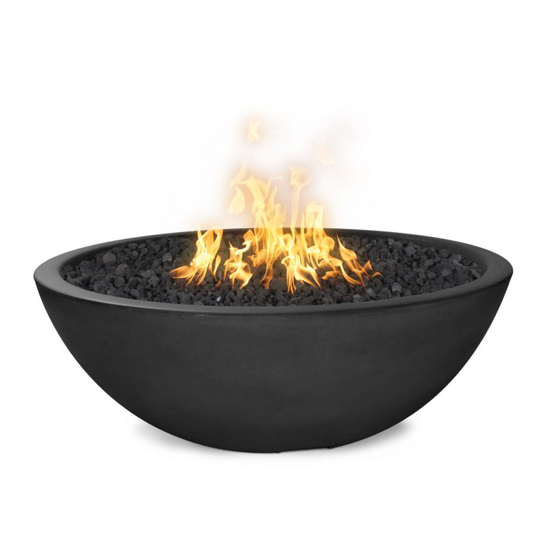 48" Sedona Concrete Narrow Ledge Fire Pit - Match Lit