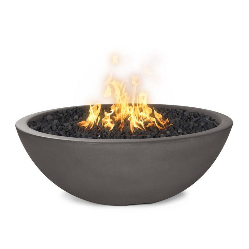 48" Sedona Concrete Narrow Ledge Fire Pit - Match Lit