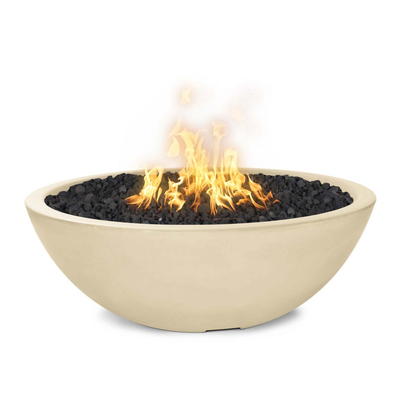 48" Sedona Concrete Narrow Ledge Fire Pit - Match Lit